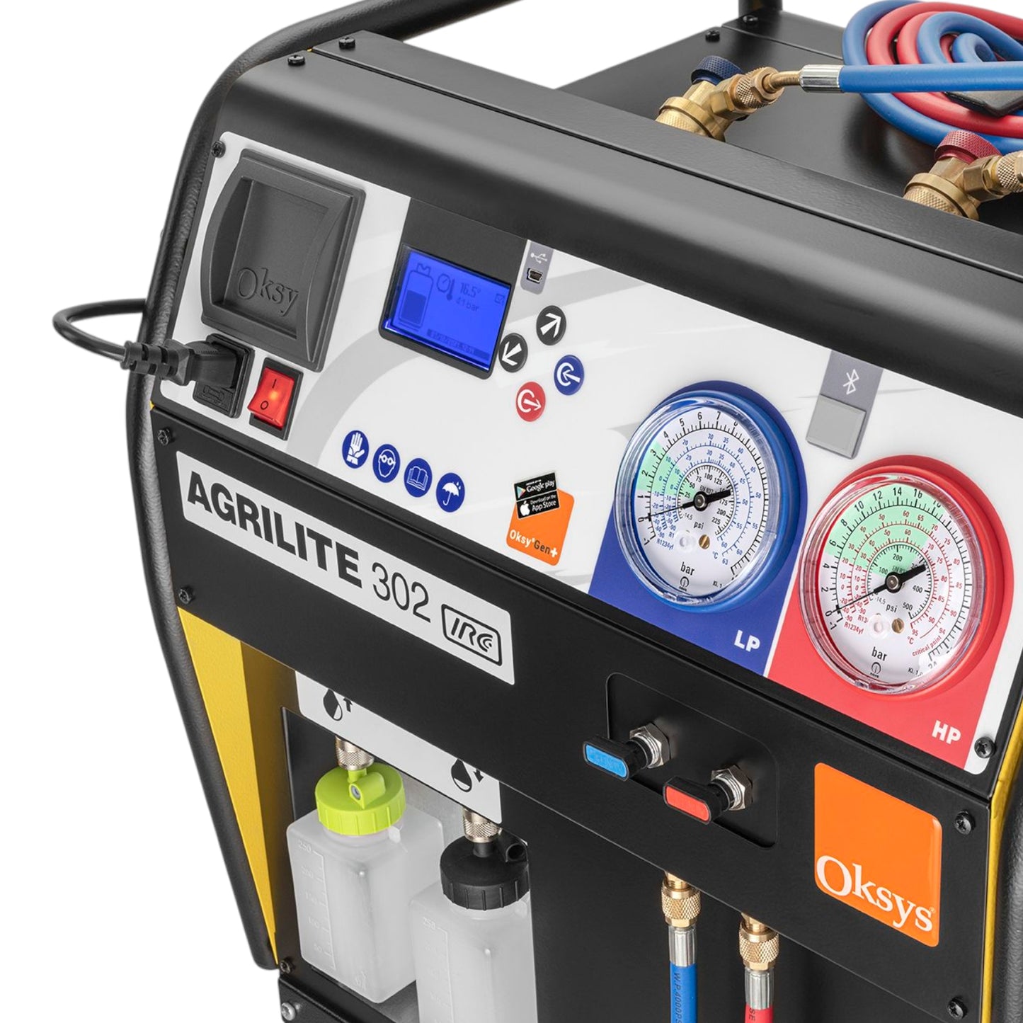 Mobiles Klimaservicegerät für R 134a - OKSYS AGRILITE vollautomatisch