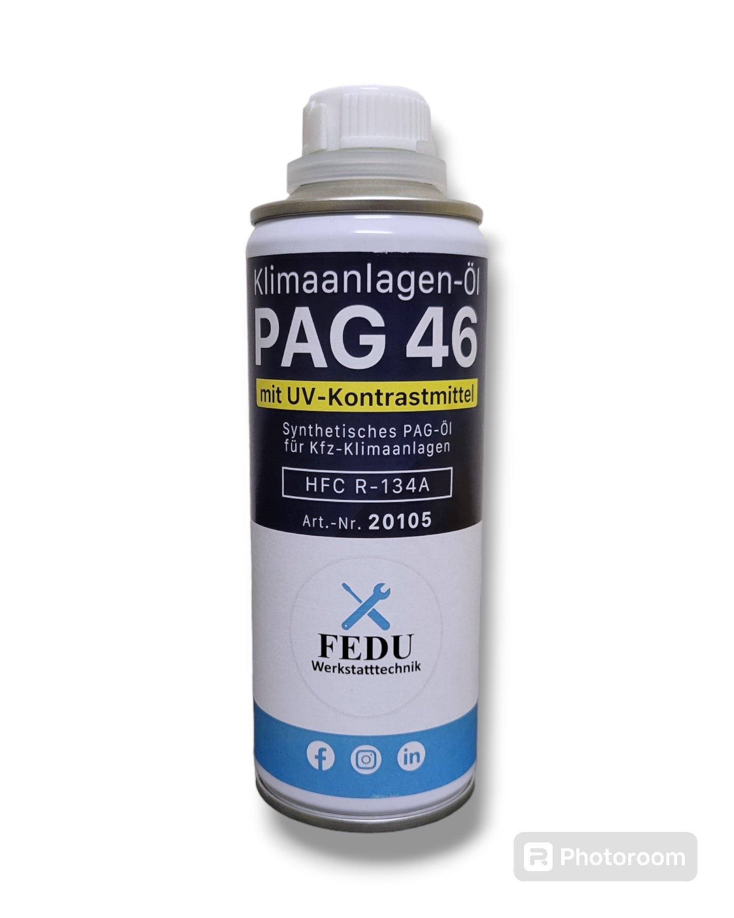 PAG 46 UV Klimakompressor Öl, Klimaanlagen Öl mit UV Kontrastmittel für R134a 250ml