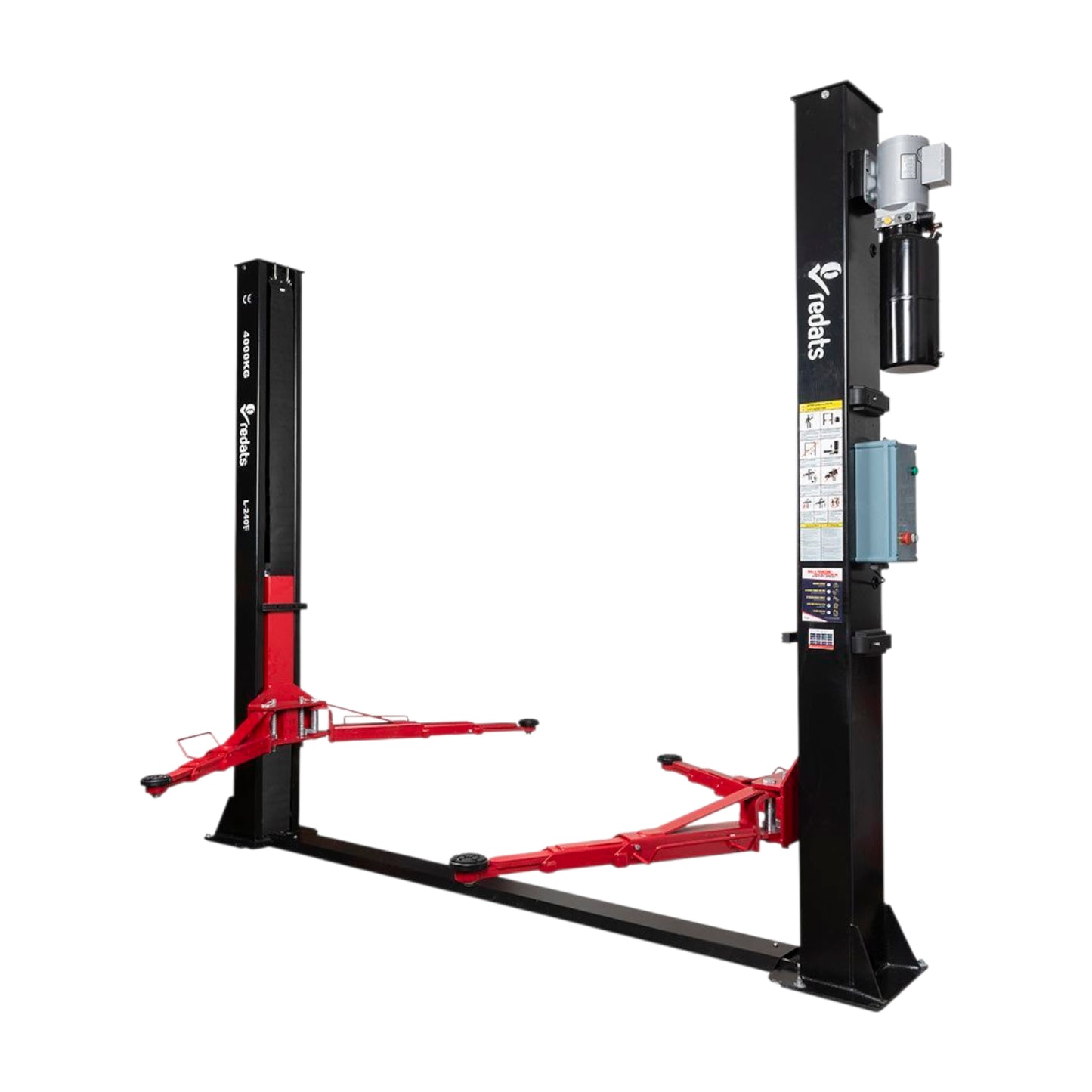 Elektrohydraulische 4,0T Hebebühne Automatik 230V Redats L-240F - Komplettpaket!