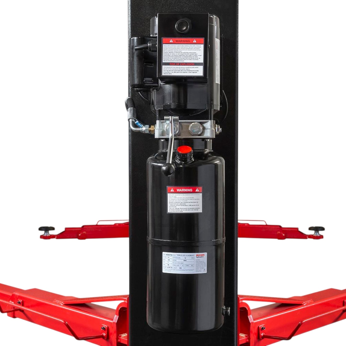 Elektrohydraulische 4,2T Hebebühne Semi-Aut. 230V Redats L-205F - Komplettpaket!