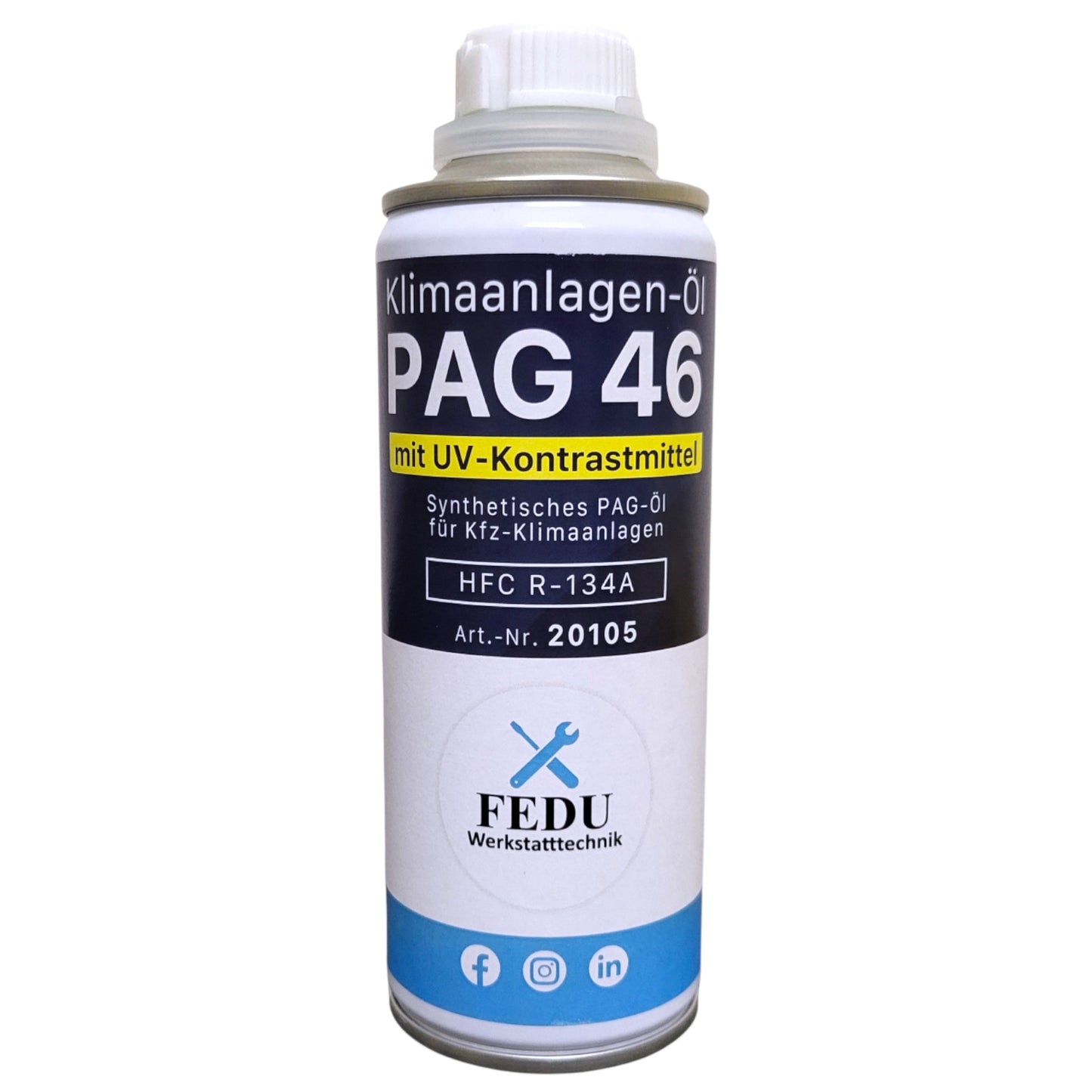 PAG 46 UV Klimakompressor Öl, Klimaanlagen Öl mit UV Kontrastmittel für R134a 250ml