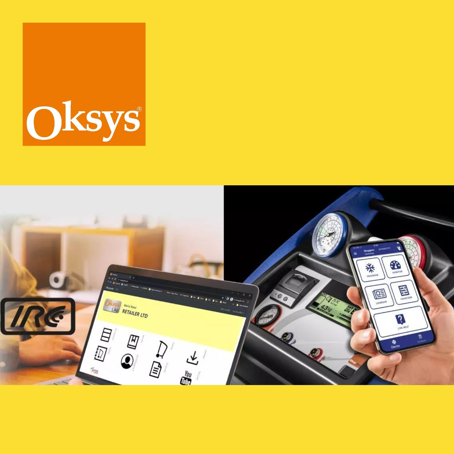 Klimaservicegerät vollautomatisch für R1234yf - OKSYS FAST 313