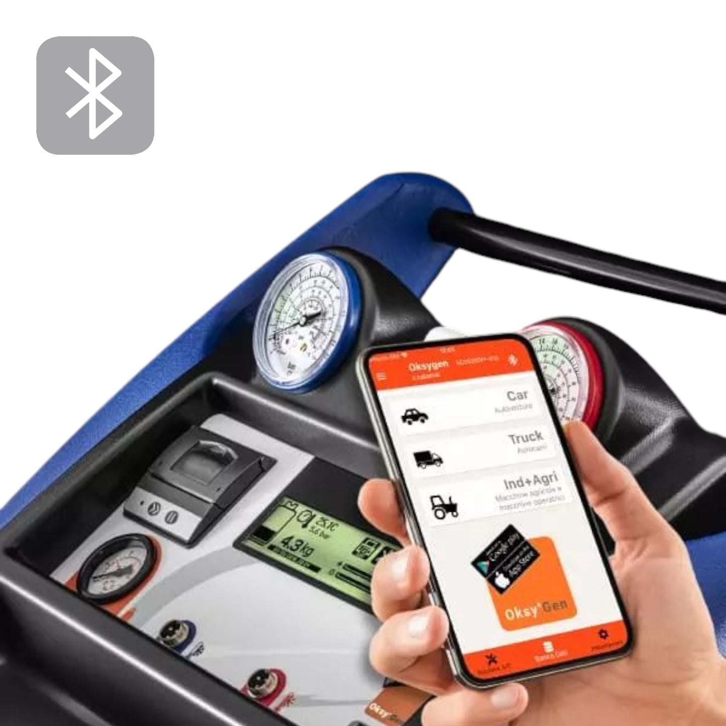 Klimaservicegerät vollautomatisch für R1234yf - OKSYS FAST 313