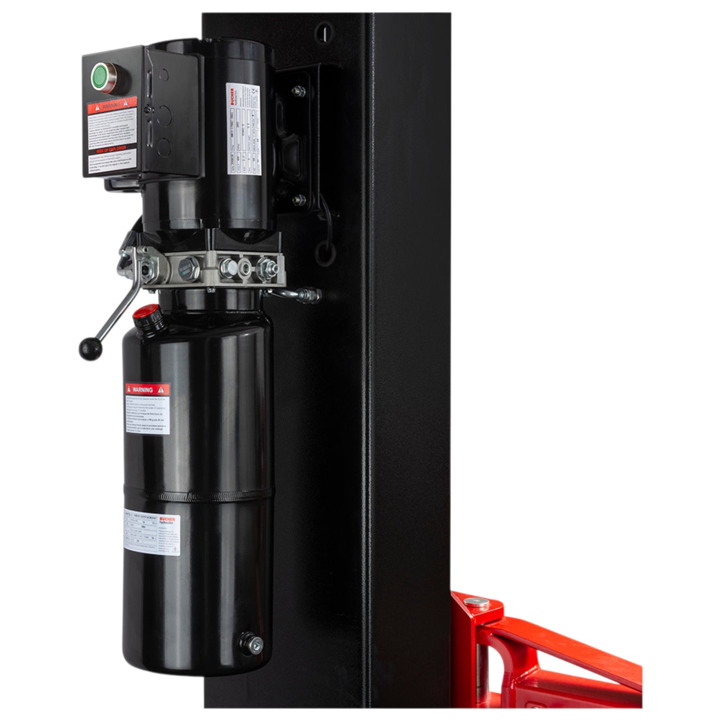 REDATS L-205F Hebebühne Halbautomatik 4,2T 230V – Zweisäulenhebebühne für PKW & Transporter