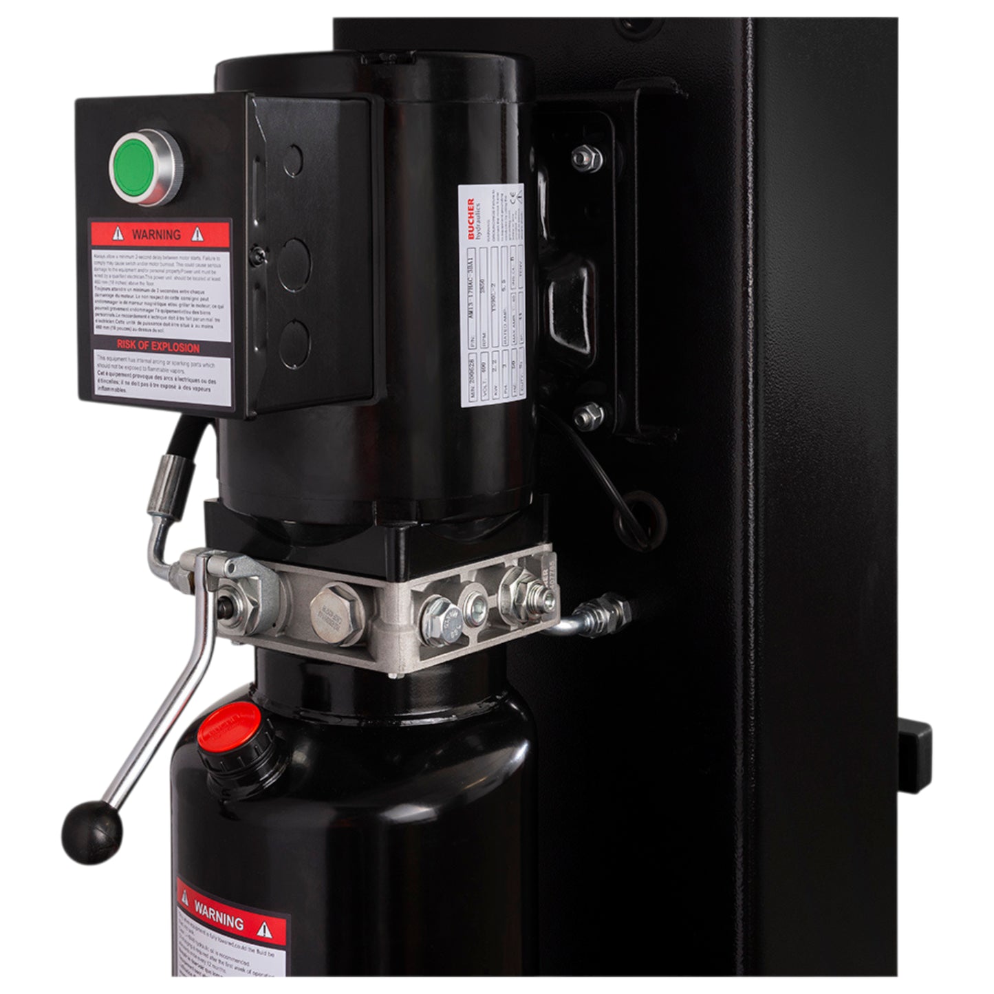 REDATS L-205F Hebebühne Halbautomatik 4,2T 230V – Zweisäulenhebebühne für PKW & Transporter