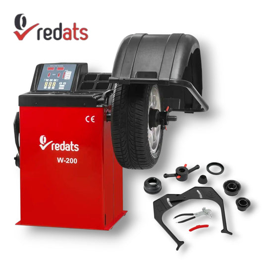 Halbautomatische Radwuchtmaschine für PKW und Transporter REDATS W-200