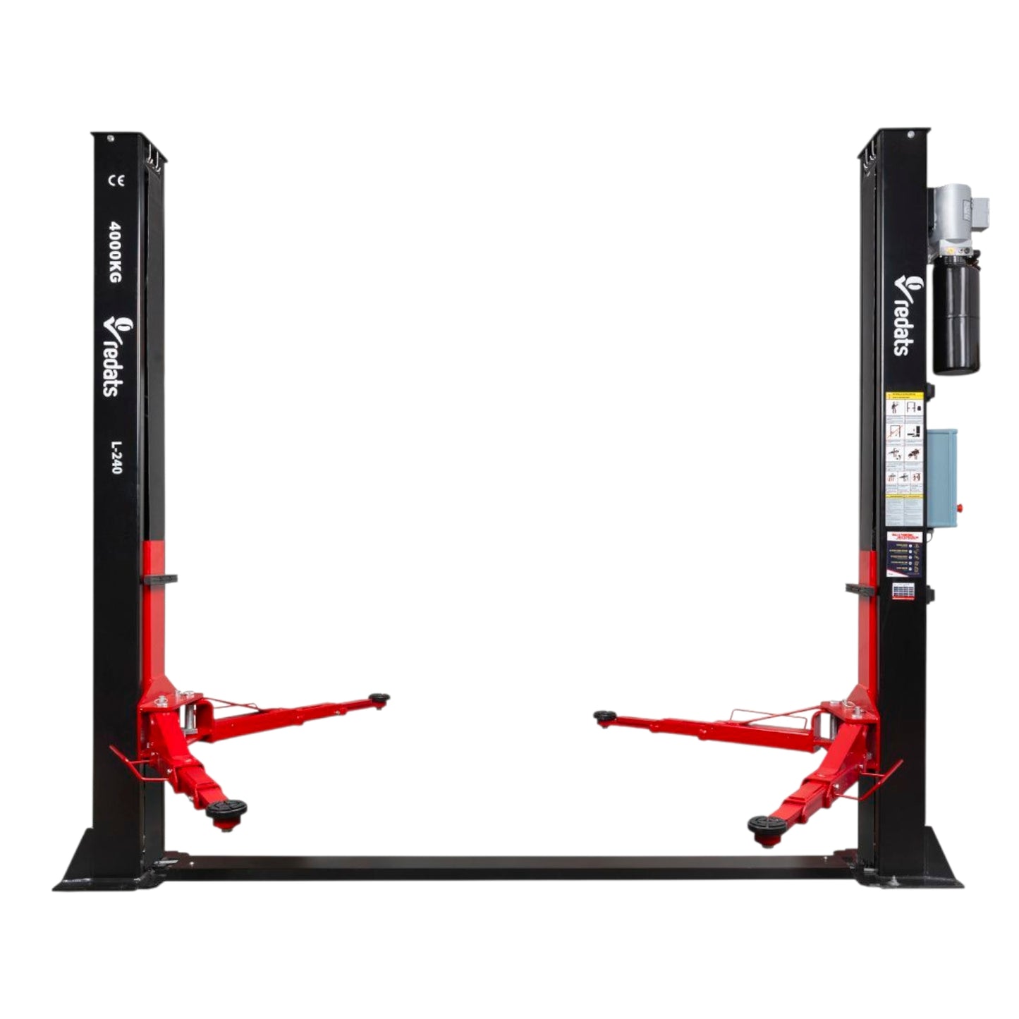Elektrohydraulische 4,0T Hebebühne Automatik 380V Redats L-240 - Komplettpaket!
