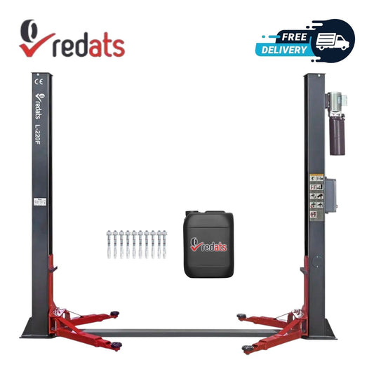 Elektrohydraulische 4,0T Hebebühne Automatik 230V Redats L-220F - Komplettpaket!