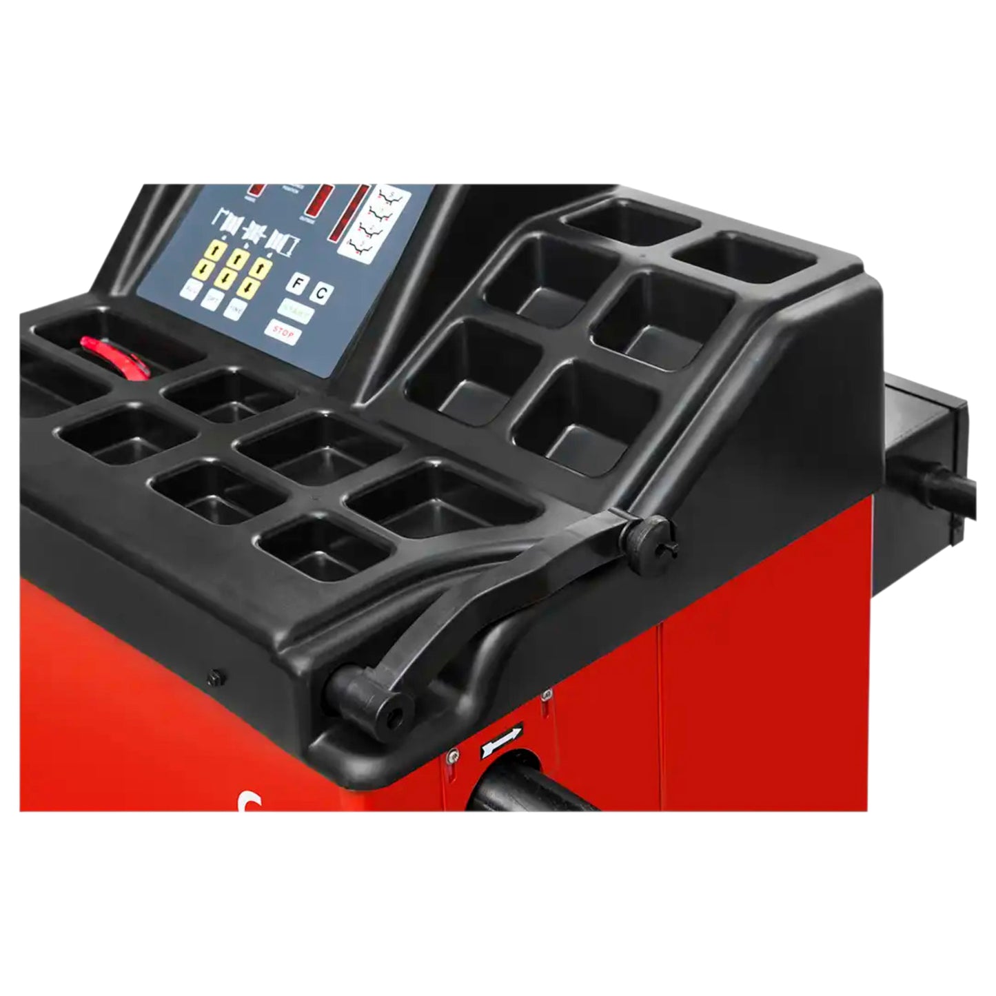 Halbautomatische Radwuchtmaschine für PKW und Transporter REDATS W-200